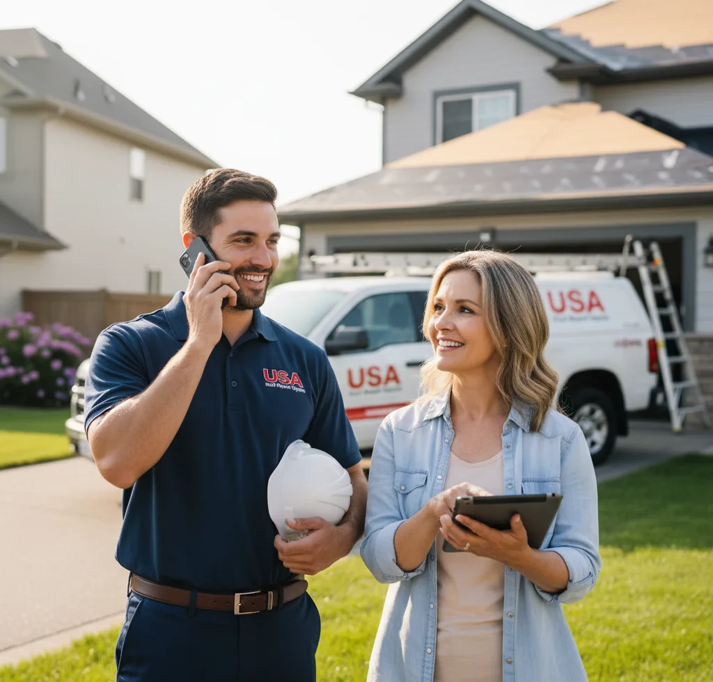 USA Roof Repair Experts customer support in Oronoco